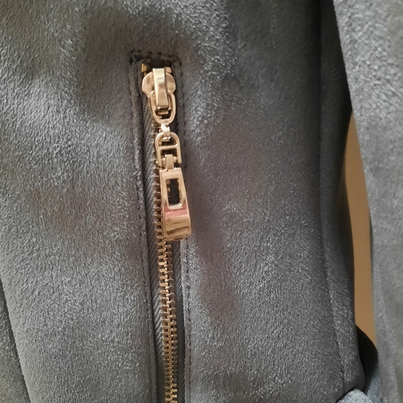 Romeo & Juliet Couture Vegan Suede Jacket - Picture 8 of 14